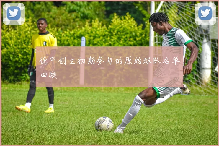 德甲创立初期参与的原始球队名单回顾